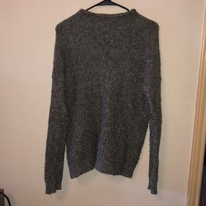 Green/grey slight turtleneck sweater